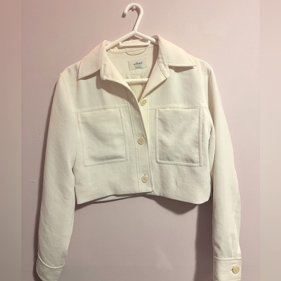 Wilfred Jackets & Blazers - Little Cropped Linen Jacket